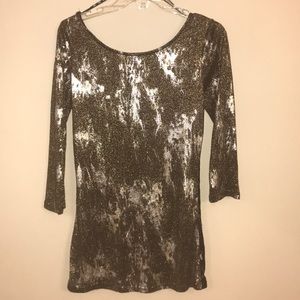 Med BKE Tunic with Lace Back